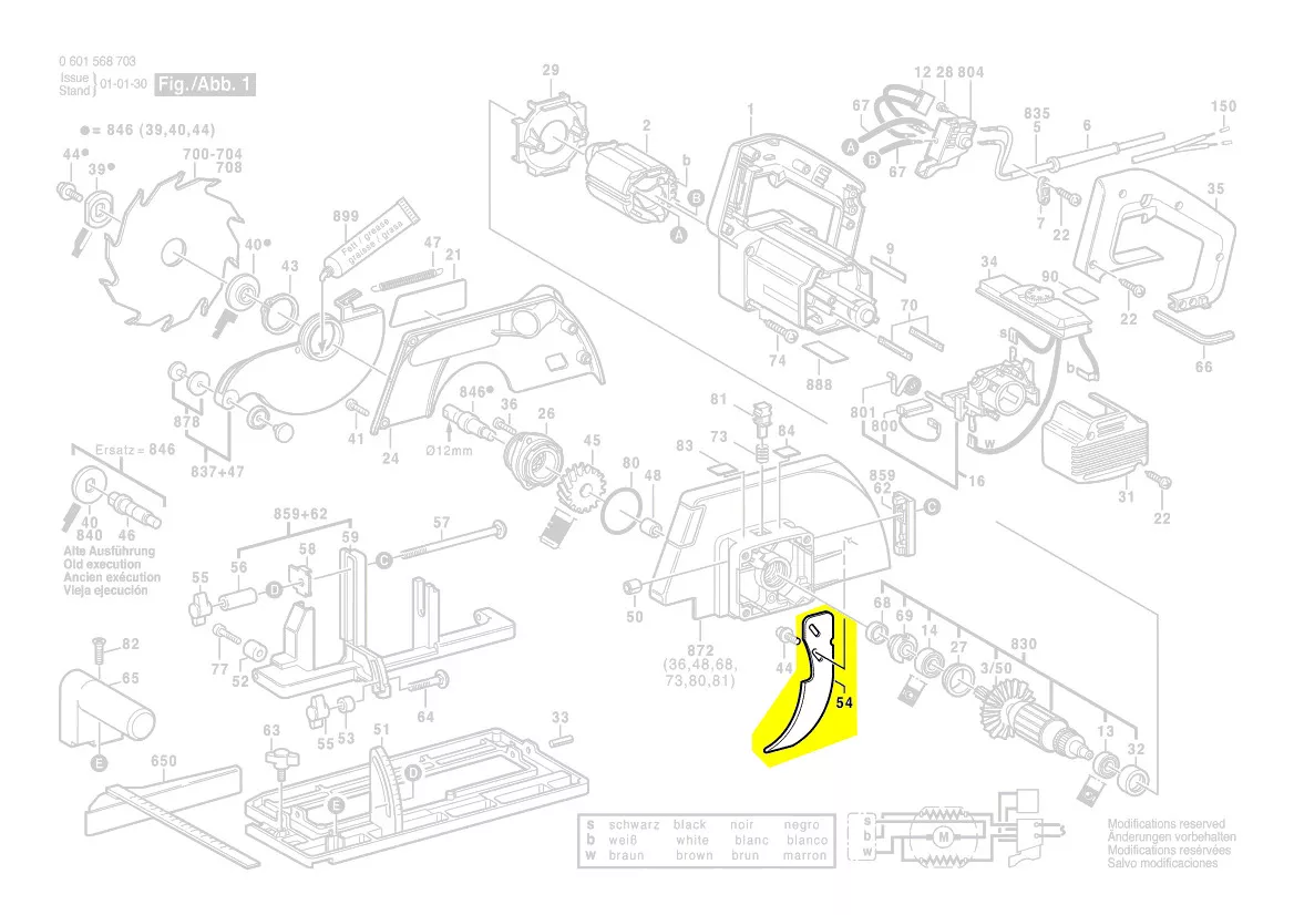 couteau diviseur réf. 1 600 025 013 Bosch